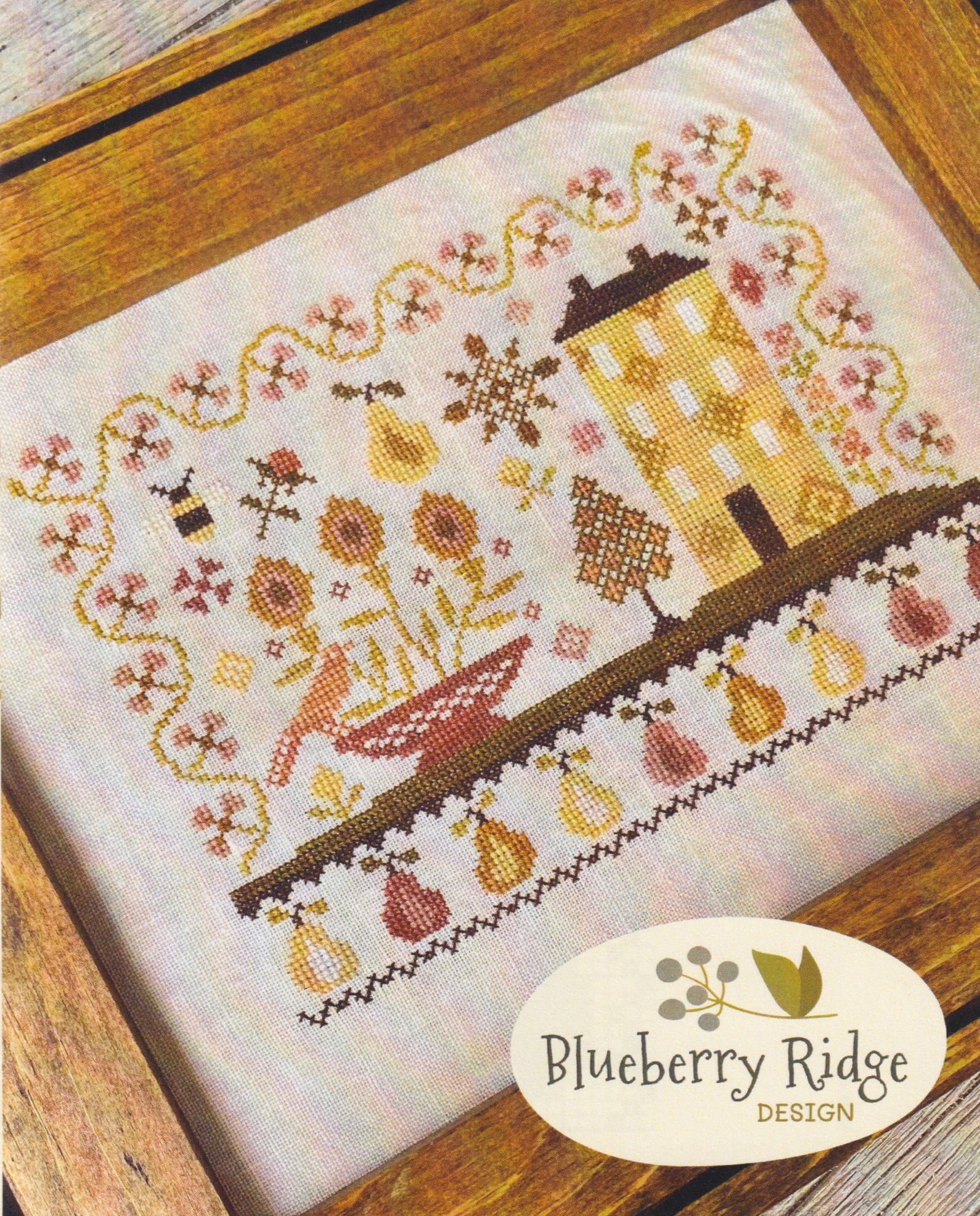 House On Pear Hill - Cross Stitch Pattern
