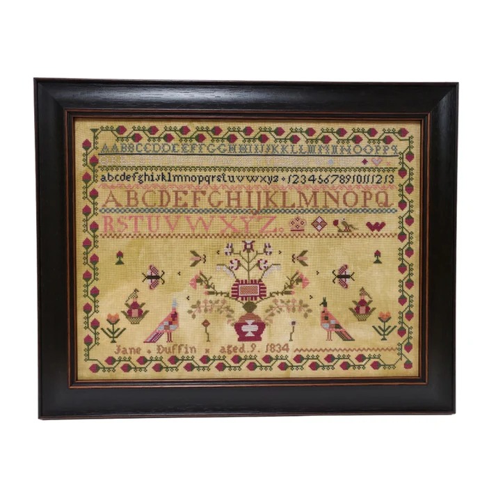 Jane Duffin Sampler 1834 - Cross Stitch Pattern