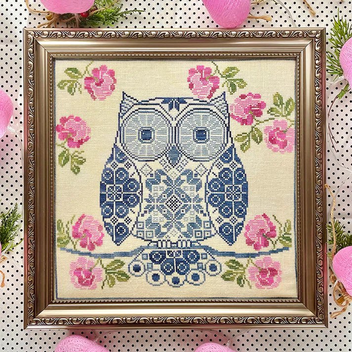 Owliver The Owl Quaker - Cross Stitch Pattern