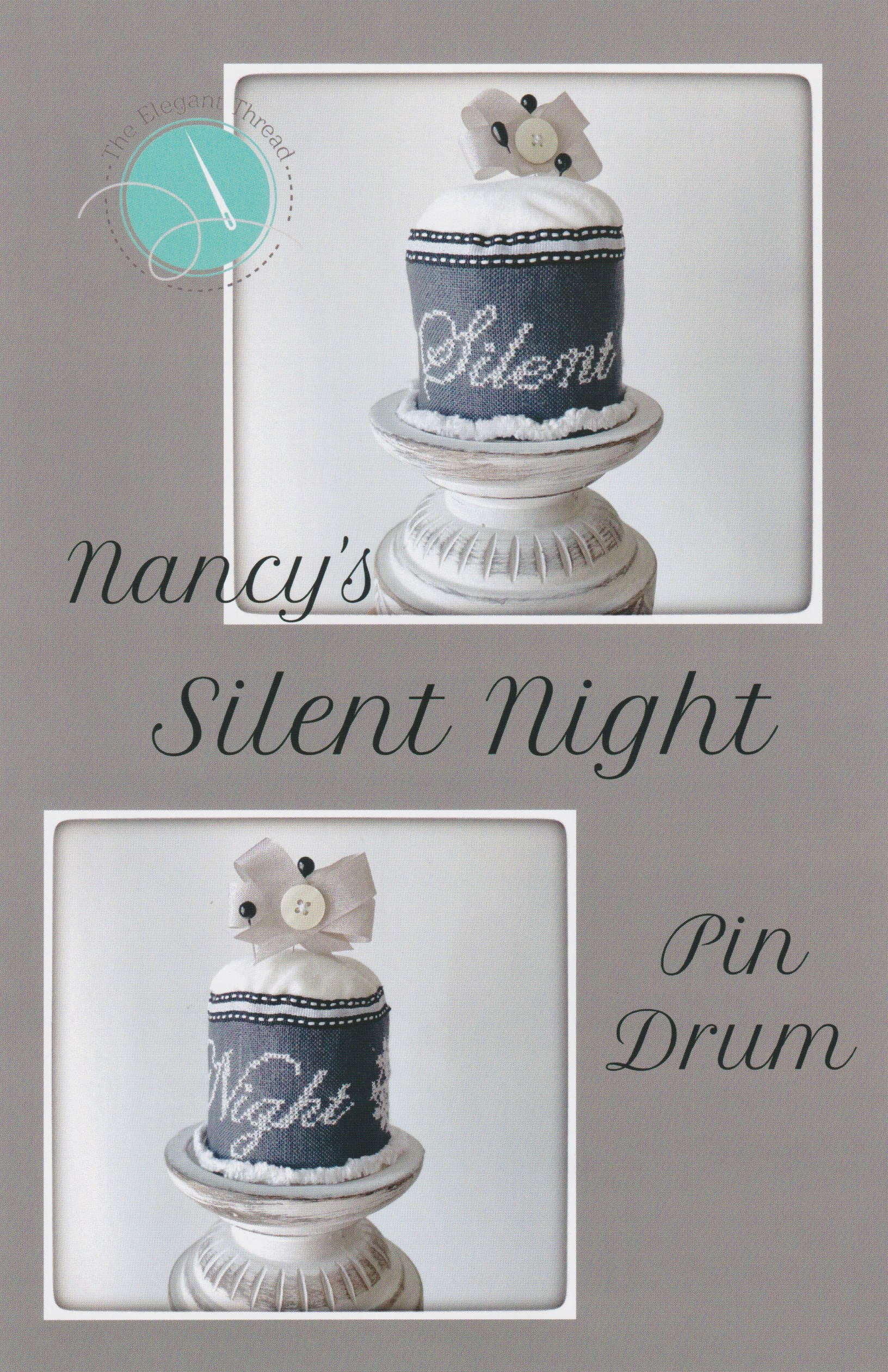 Nancy's Silent Night Pin Drum - Cross Stitch Pattern