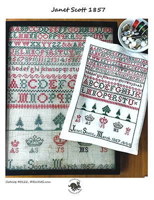 Janet Scott 1857 - Cross Stitch Pattern