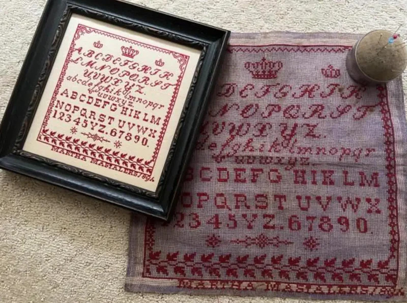 A Spanish Red (Martha Masialers 1891) - Cross Stitch Pattern