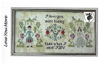 Love You More - Cross Stitch Pattern