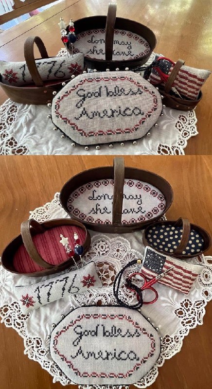 Star Spangled Shaker - Cross Stitch Pattern