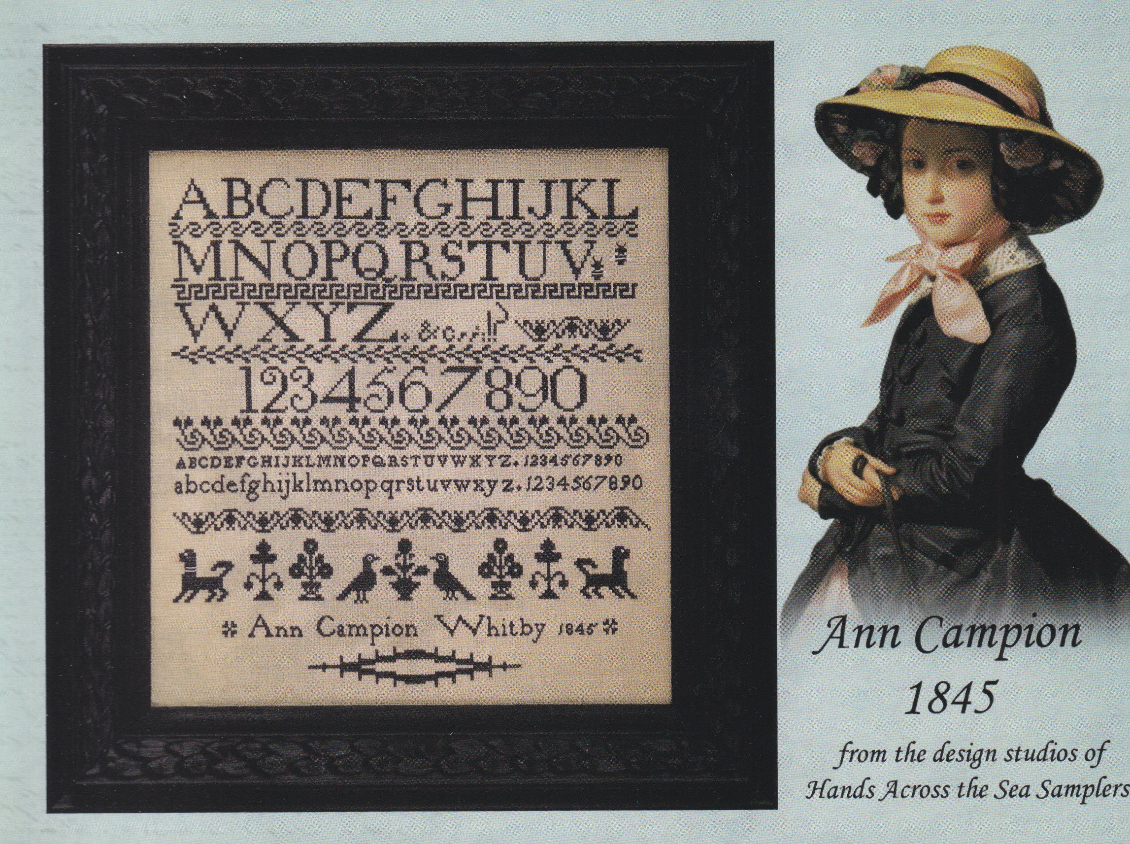 Ann Campion 1845 - Cross Stitch Pattern