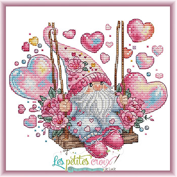 Romantic Gnome - Cross Stitch Pattern