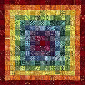 Rainbow Square - Needlepoint Pattern