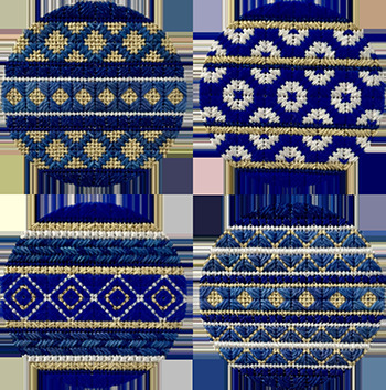 Christmas Rounds 9 - Needlepoint Pattern