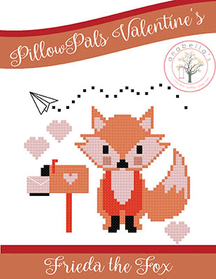 Frieda The Fox - Valentines Cross Stitch Pattern