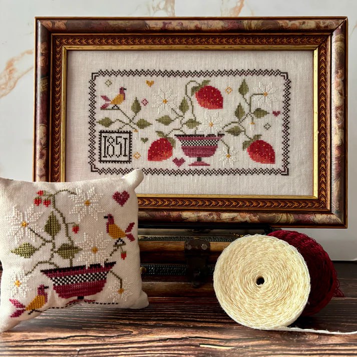Strawberry Harvest - Cross Stitch Pattern