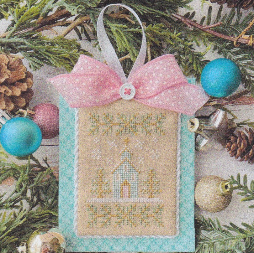Pastel Collection 3 - Christmas Church Cross Stitch Pattern