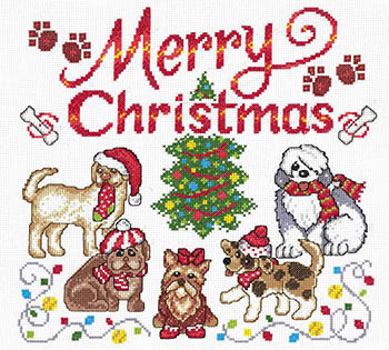Dog Gone Christmas - Cross Stitch Pattern