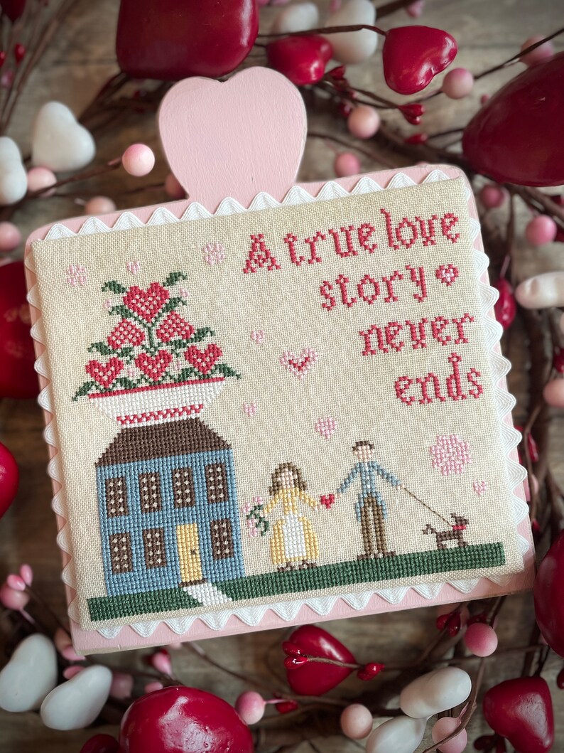Love Story - Valentines Cross Stitch Pattern