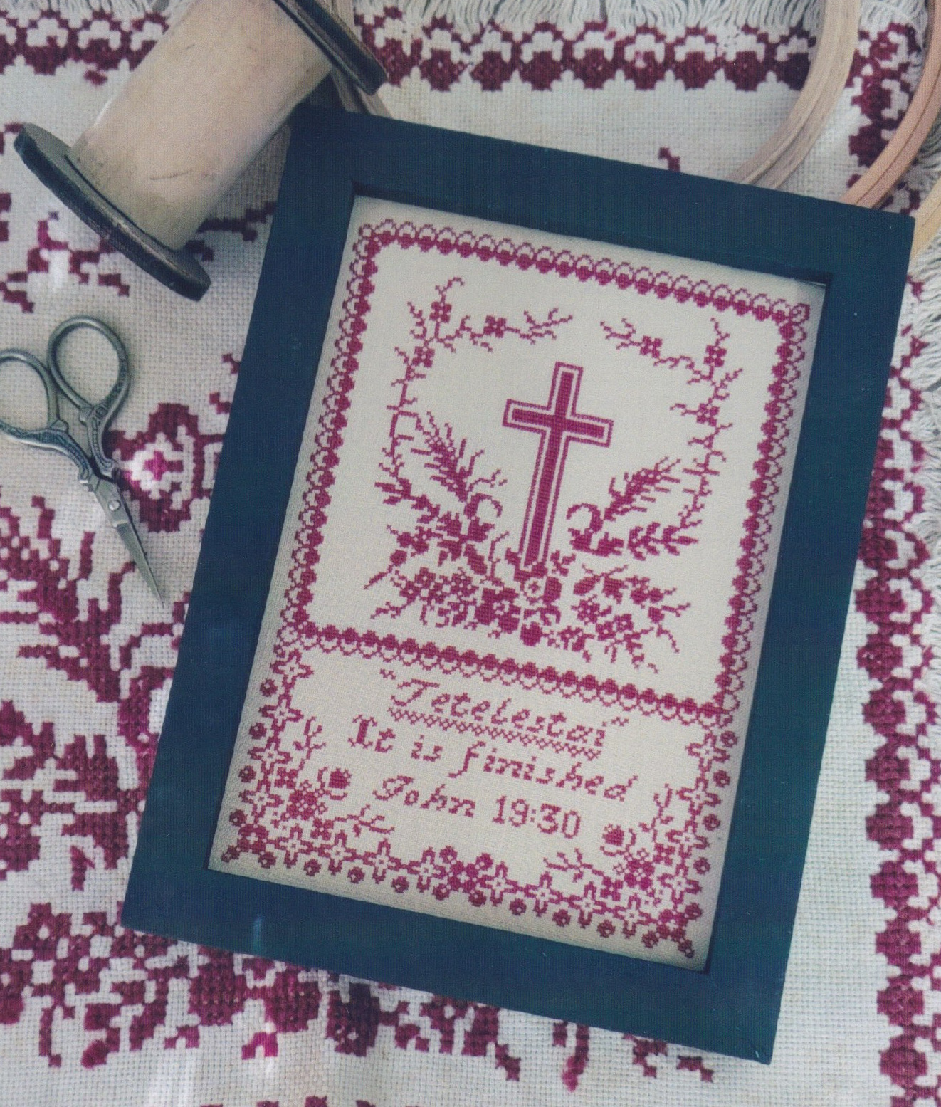 Tetelestai - Christian Cross Stitch Pattern