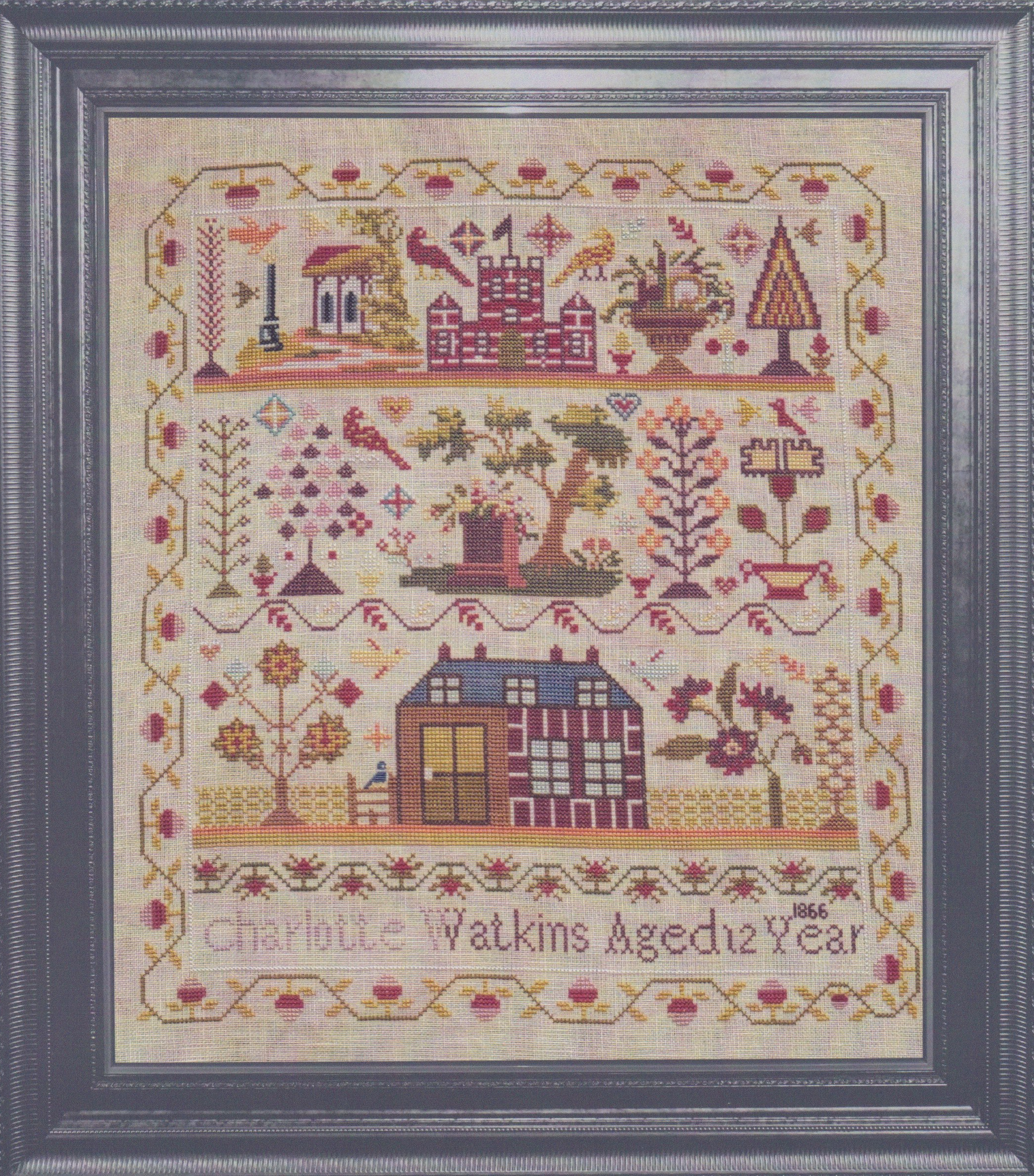Charlotte Watkins 1866 - Cross Stitch Pattern