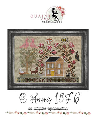 E. Harris 1876 - Cross Stitch Pattern