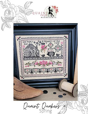 Quaint Quakers 1 - Spring - Cross Stitch Pattern