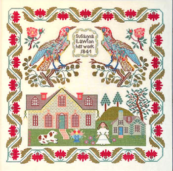 Susanna Lawton 1841 - Cross Stitch Pattern