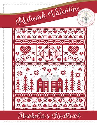 Redwork Valentine - Cross Stitch Pattern