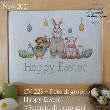 Foto Di Gruppo (Happy Easter) - Cross Stitch Pattern