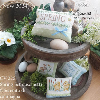 Spring Set Cuscinetti - Cross Stitch Pattern