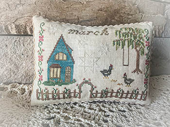 March Cottage - Cross Stitch Pattern