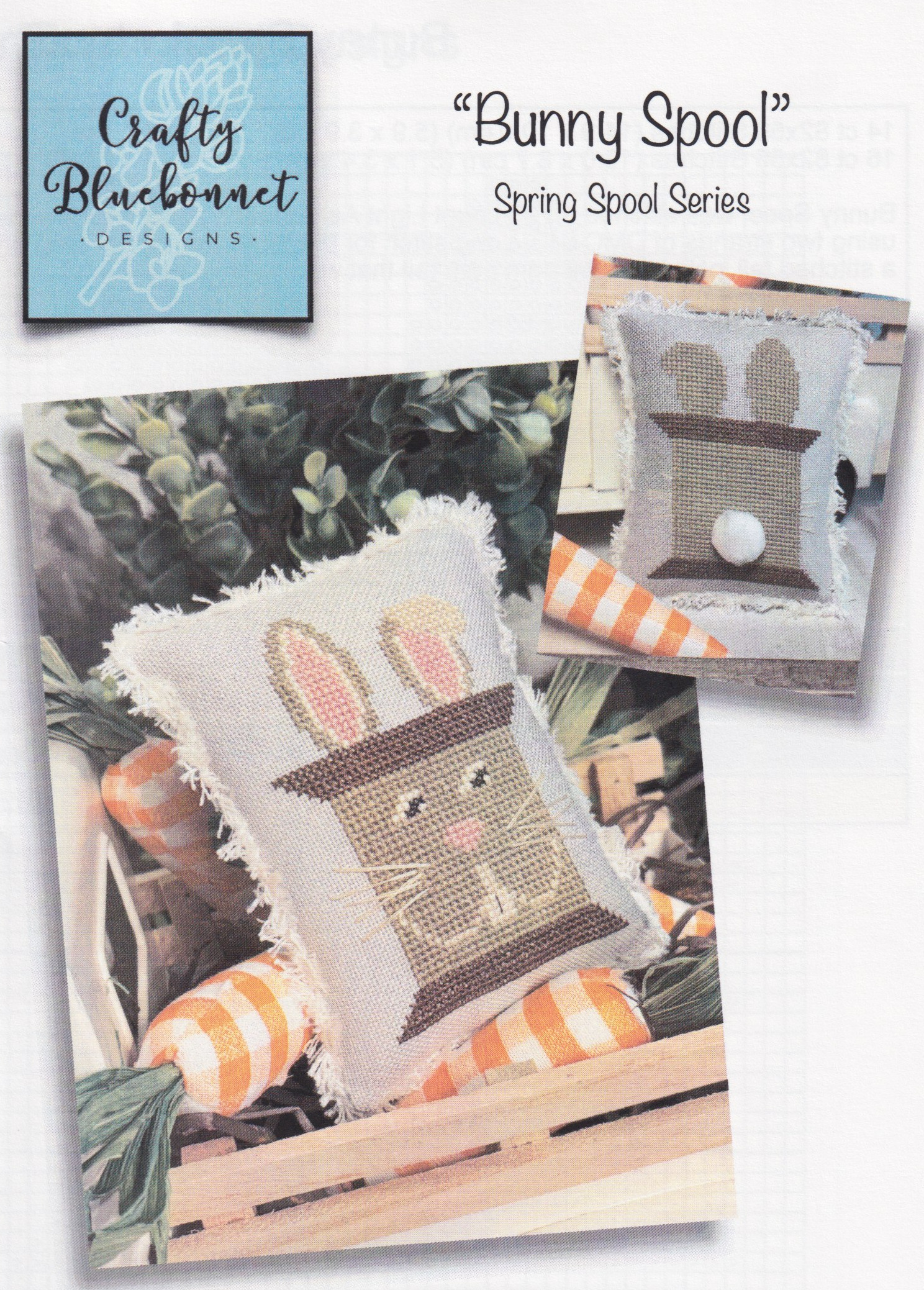 Bunny Spool - Cross Stitch Pattern