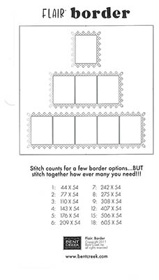 Flair Border - Cross Stitch Pattern