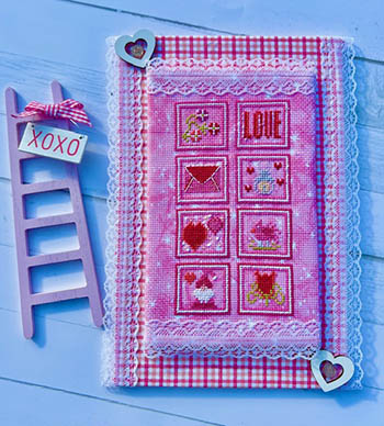 Valentine Stamp - Cross Stitch Pattern