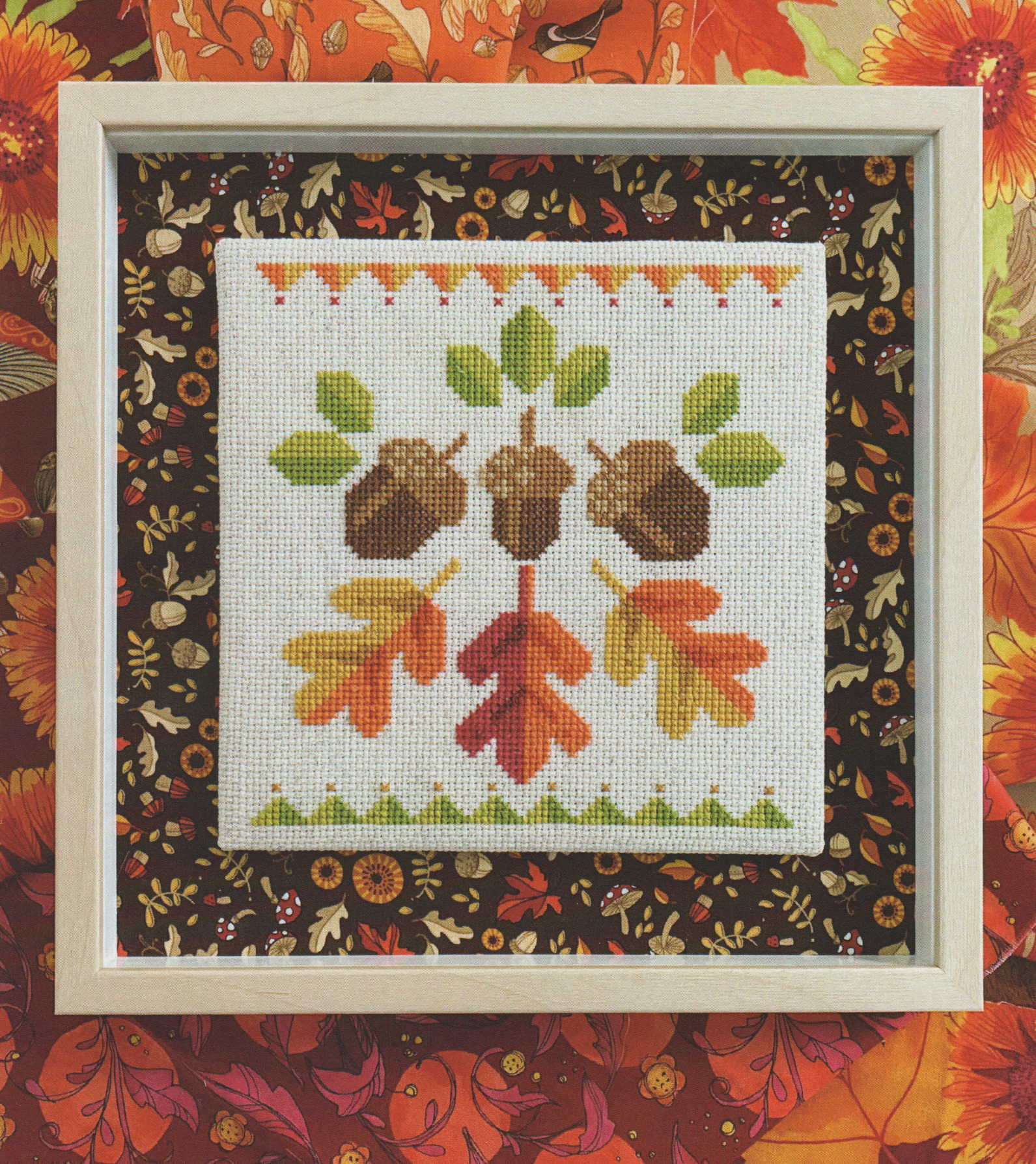 Acorn Trio - Cross Stitch Pattern