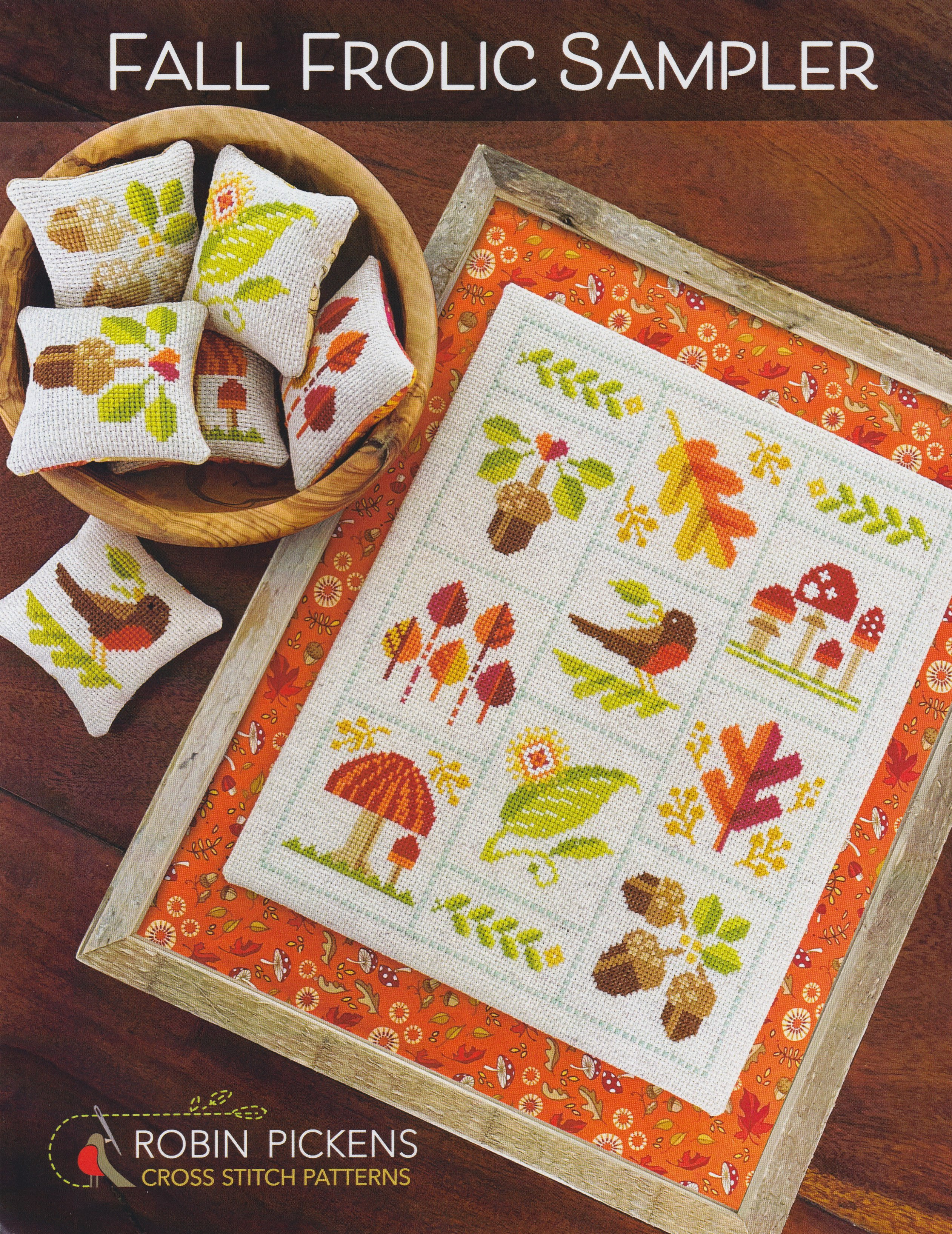 Fall Frolic Sampler - Cross Stitch Pattern