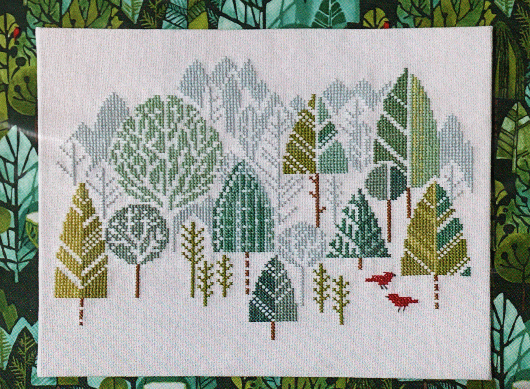 Pine Crossing - Cross Stitch Pattern
