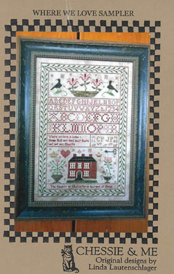 Where We Love Sampler - Cross Stitch Pattern
