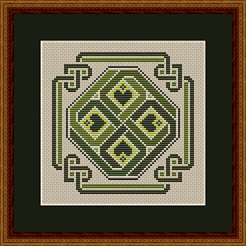 Hazel's Hearts (Celtic Knot Design) - Cross Stitch 
