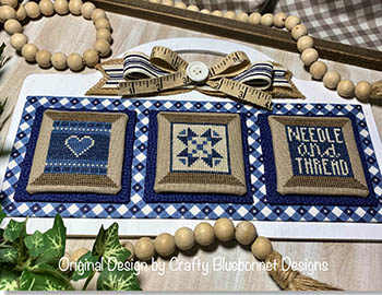 Sewing Spool Trio 2 - Cross Stitch Pattern