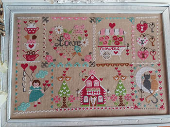 Valentine's Day In Quilt - Cross Stitch Pattern