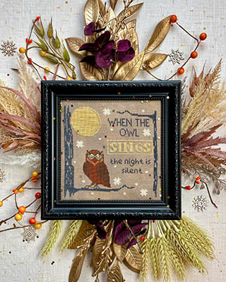 When The Owl Sings - Cross Stitch Pattern 