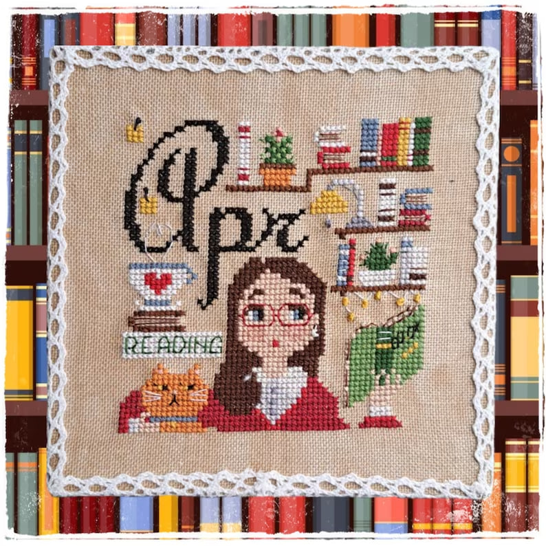 April - Cross Stitch Pattern