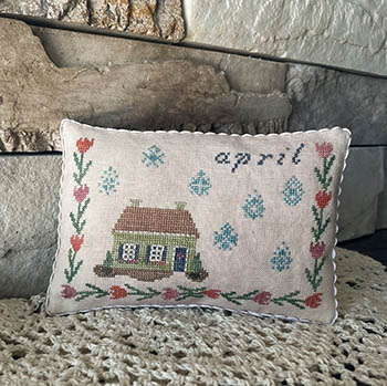 April Cottage - Cross Stitch Pattern 