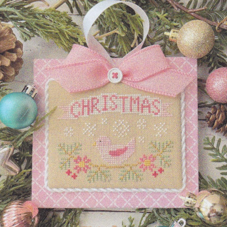 Pastel Collection 5 - Christmas Bird - Cross Stitch Pattern