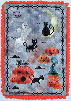 Moonlight Madness - Halloween Cross Stitch Pattern