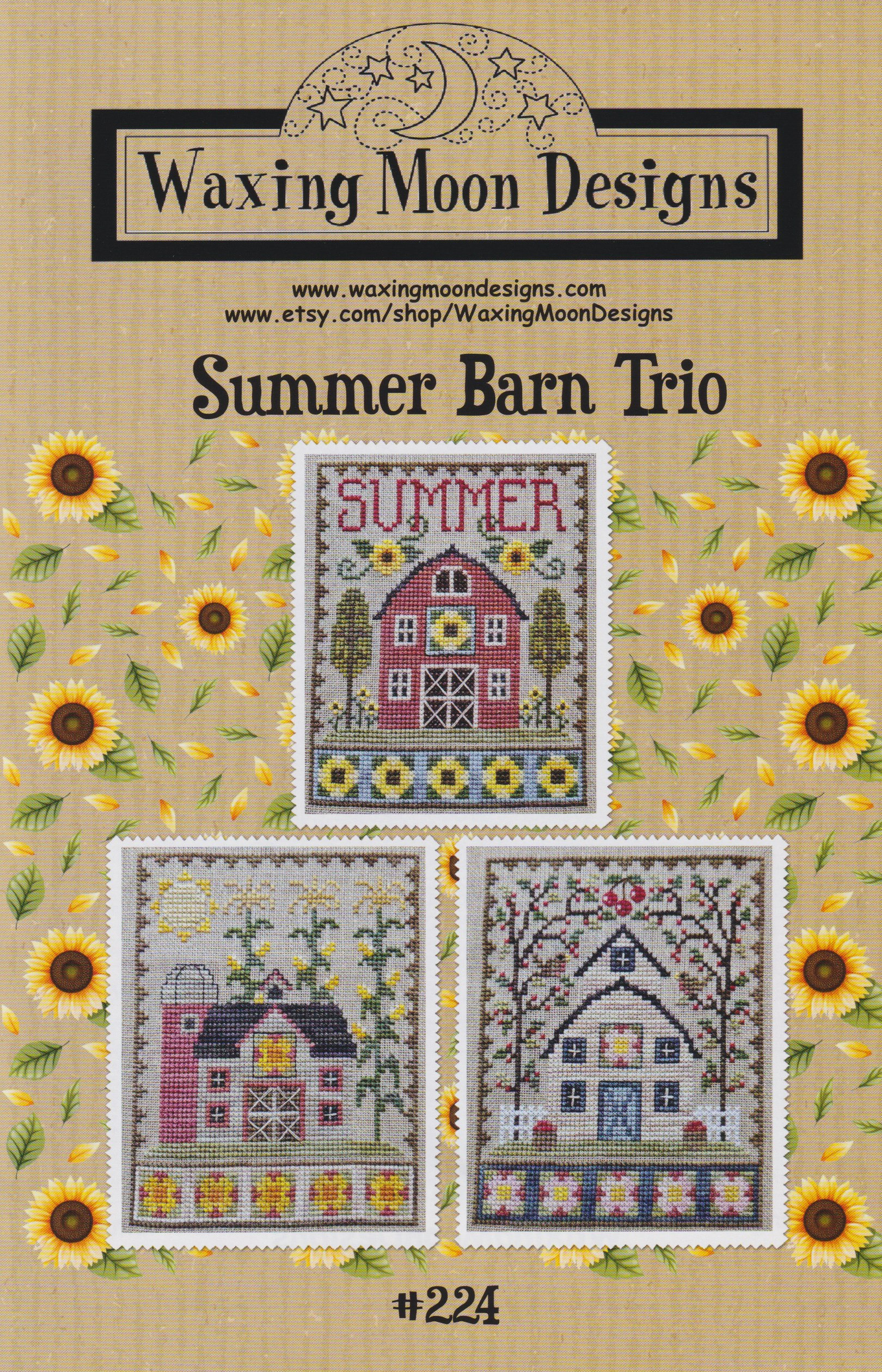 Summer Barn Trio - Cross Stitch Pattern