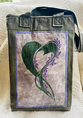 Heart And Flowers - Cross Stitch Pattern