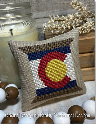 Colorado State Spool - Cross Stitch Pattern
