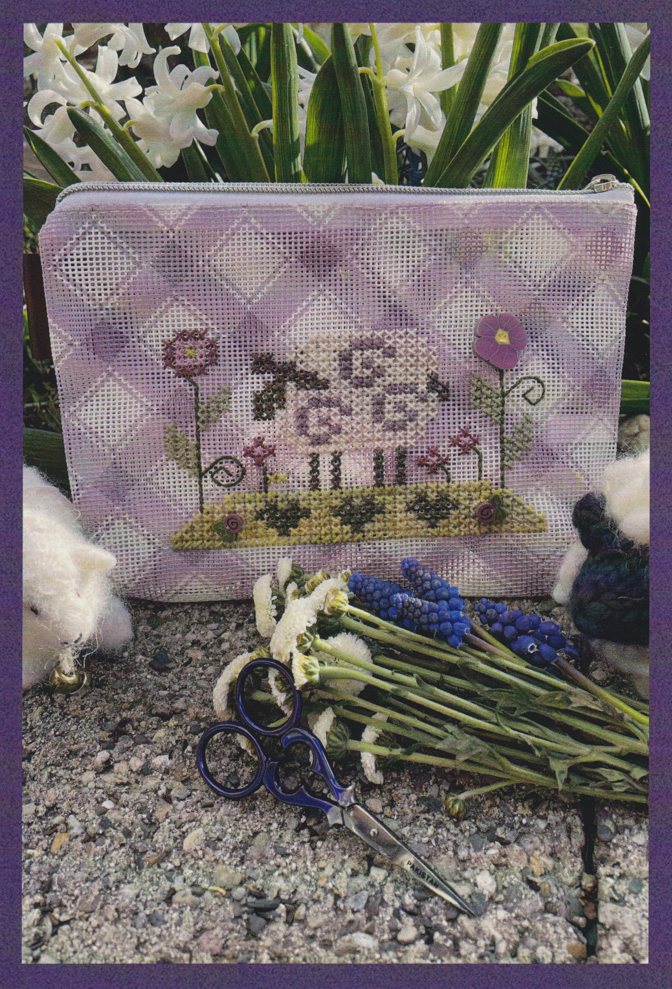 Lamb Mini Bag - Cross Stitch Pattern