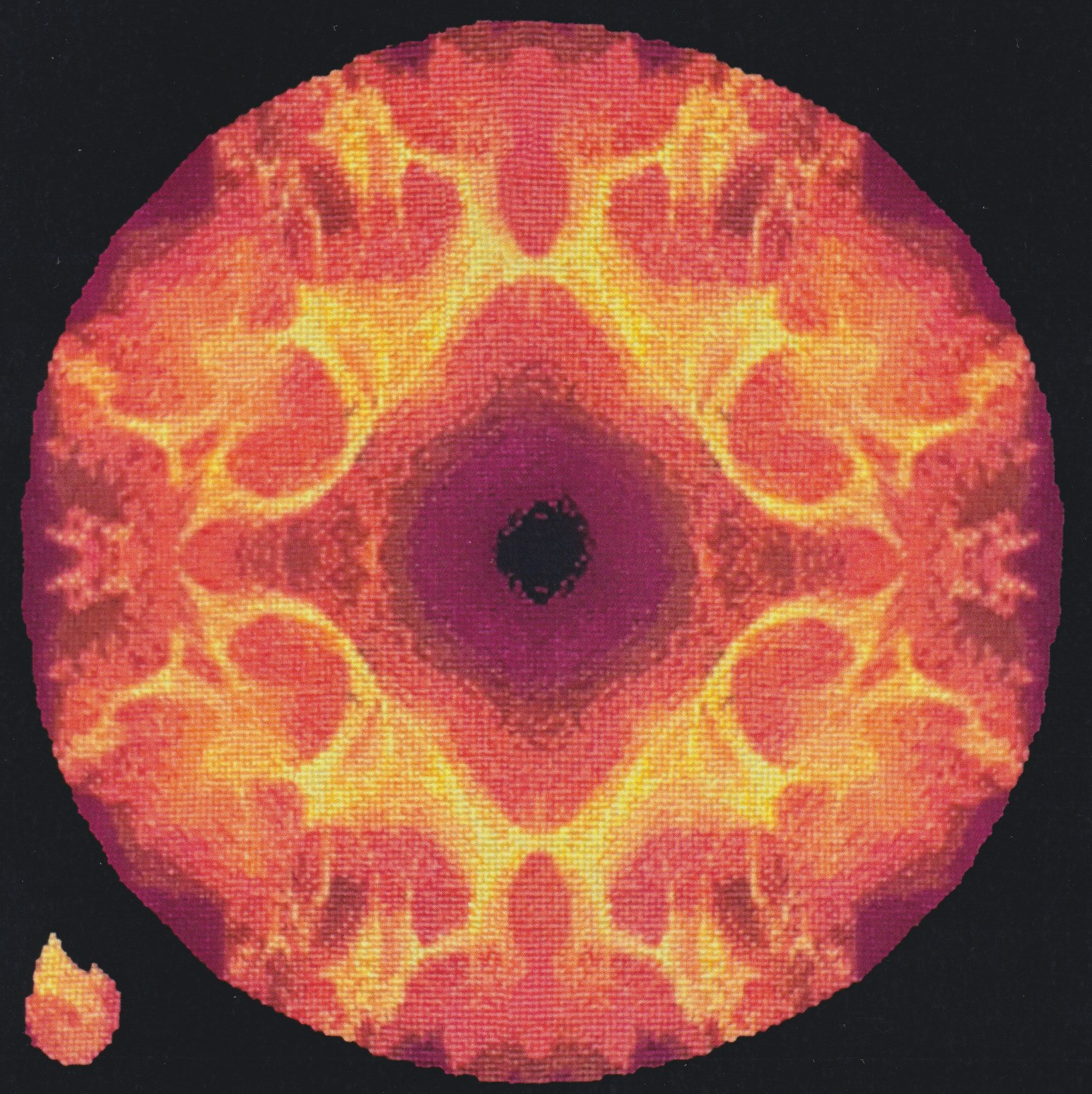 Fire Fractal - Cross Stitch Pattern