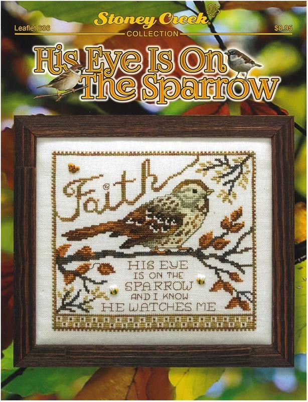 His Eye Is On The Sparrow - Cross Stitch Pattern