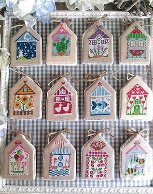 All Needles Come Home For Summer - Cross Stitch Pattern