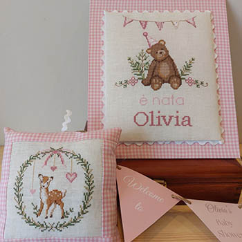 Bear And Fawn (Gli amici del Bosco) - Cross Stitch