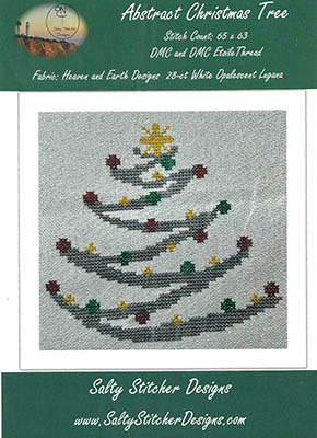 Abstract Christmas Tree - Cross Stitch Pattern